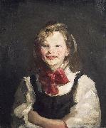 Robert Henri Laughing Girl painting